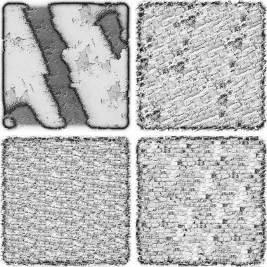 grunge doku arkaplanı, soyut doku seti ve eski beton duvarın arka planı 