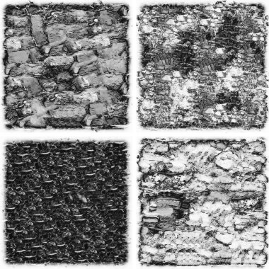 grunge doku arkaplanı, soyut doku seti ve eski beton duvarın arka planı 