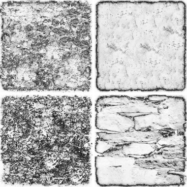 grunge doku arkaplanı, soyut doku seti ve eski beton duvarın arka planı 