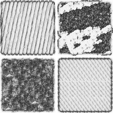 grunge doku arkaplanı, soyut doku seti ve eski beton duvarın arka planı 