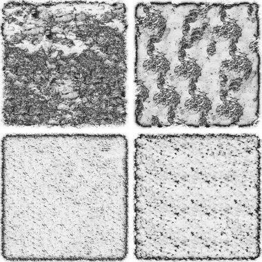 grunge doku arkaplanı, soyut doku seti ve eski beton duvarın arka planı 