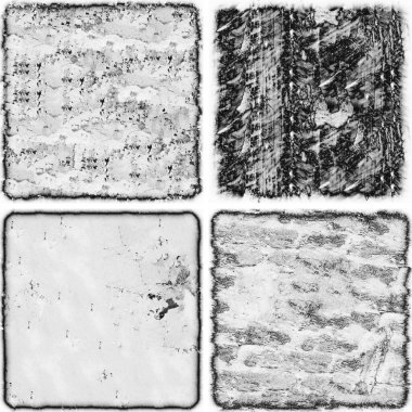 grunge doku arkaplanı, soyut doku seti ve eski beton duvarın arka planı 