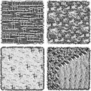 grunge doku arkaplanı, soyut doku seti ve eski beton duvarın arka planı 