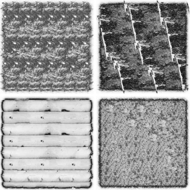 grunge doku arkaplanı, soyut doku seti ve eski beton duvarın arka planı 