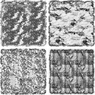 grunge doku arkaplanı, soyut doku seti ve eski beton duvarın arka planı 