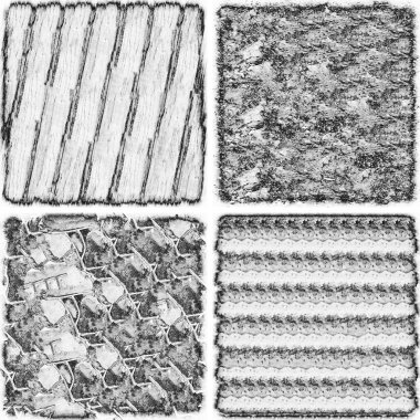 grunge doku arkaplanı, soyut doku seti ve eski beton duvarın arka planı 