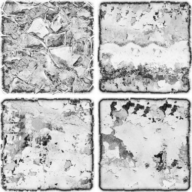 grunge doku arkaplanı, soyut doku seti ve eski beton duvarın arka planı 