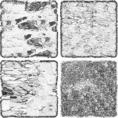 grunge doku arkaplanı, soyut doku seti ve eski beton duvarın arka planı 