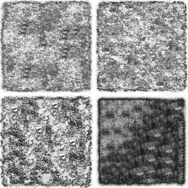 grunge doku arkaplanı, soyut doku seti ve eski beton duvarın arka planı 