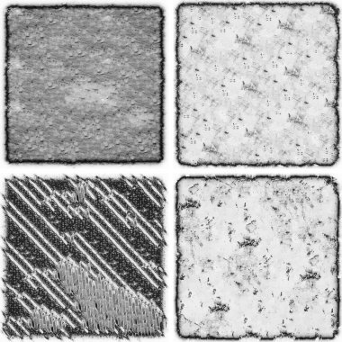 grunge doku arkaplanı, soyut doku seti ve eski beton duvarın arka planı 