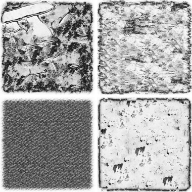 grunge doku arkaplanı, soyut doku seti ve eski beton duvarın arka planı 