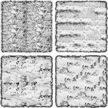 grunge doku arkaplanı, soyut doku seti ve eski beton duvarın arka planı 