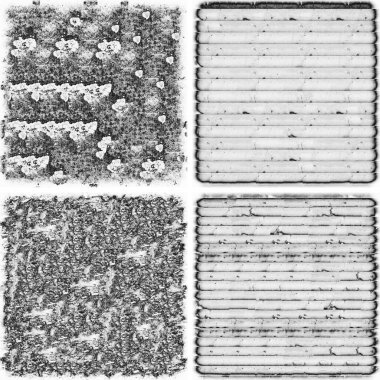 grunge doku arkaplanı, soyut doku seti ve eski beton duvarın arka planı 