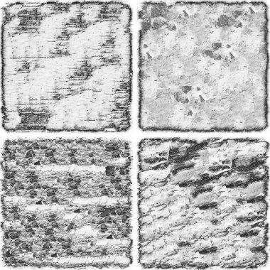 grunge doku arkaplanı, soyut doku seti ve eski beton duvarın arka planı 