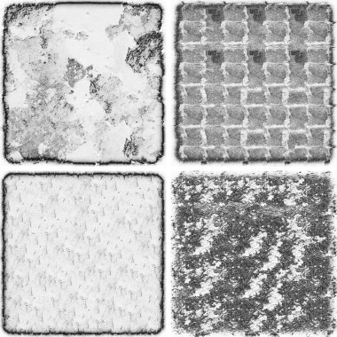 grunge doku arkaplanı, soyut doku seti ve eski beton duvarın arka planı 