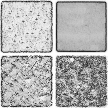 grunge doku arkaplanı, soyut doku seti ve eski beton duvarın arka planı 