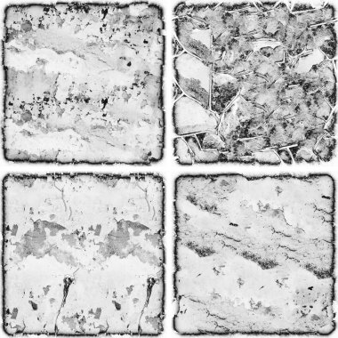 grunge doku arkaplanı, soyut doku seti ve eski beton duvarın arka planı 