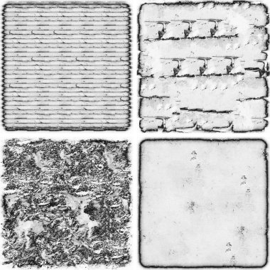 grunge doku arkaplanı, soyut doku seti ve eski beton duvarın arka planı 