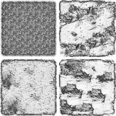 grunge doku arkaplanı, soyut doku seti ve eski beton duvarın arka planı 