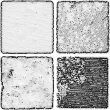 grunge doku arkaplanı, soyut doku seti ve eski beton duvarın arka planı 