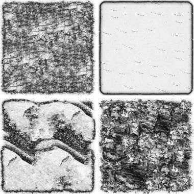 grunge doku arkaplanı, soyut doku seti ve eski beton duvarın arka planı 