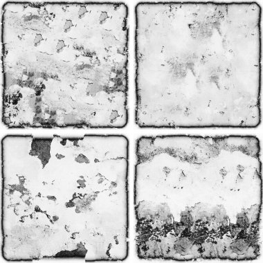 grunge doku arkaplanı, soyut doku seti ve eski beton duvarın arka planı 