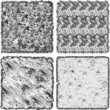 grunge doku arkaplanı, soyut doku seti ve eski beton duvarın arka planı 