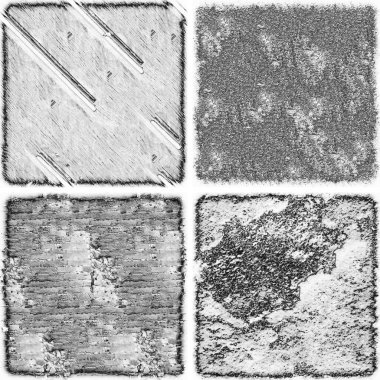 grunge doku arkaplanı, soyut doku seti ve eski beton duvarın arka planı 