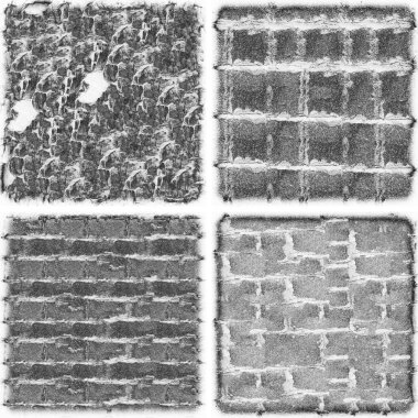 grunge doku arkaplanı, soyut doku seti ve eski beton duvarın arka planı 