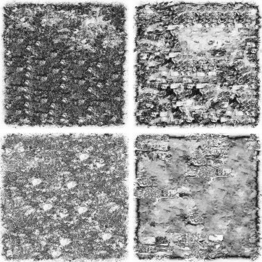 grunge doku arkaplanı, soyut doku seti ve eski beton duvarın arka planı 