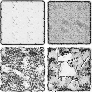 grunge doku arkaplanı, soyut doku seti ve eski beton duvarın arka planı 