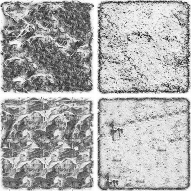 grunge doku arkaplanı, soyut doku seti ve eski beton duvarın arka planı 