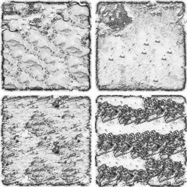 grunge doku arkaplanı, soyut doku seti ve eski beton duvarın arka planı 