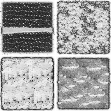 grunge doku arkaplanı, soyut doku seti ve eski beton duvarın arka planı 