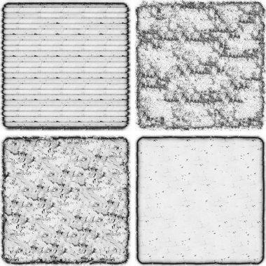 grunge doku arkaplanı, soyut doku seti ve eski beton duvarın arka planı 