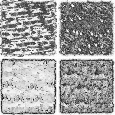 grunge doku arkaplanı, soyut doku seti ve eski beton duvarın arka planı 