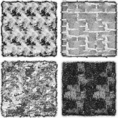 grunge doku arkaplanı, soyut doku seti ve eski beton duvarın arka planı 