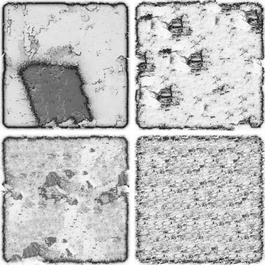 grunge doku arkaplanı, soyut doku seti ve eski beton duvarın arka planı 