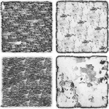 grunge doku arkaplanı, soyut doku seti ve eski beton duvarın arka planı 