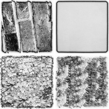 grunge doku arkaplanı, soyut doku seti ve eski beton duvarın arka planı 