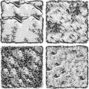 grunge doku arkaplanı, soyut doku seti ve eski beton duvarın arka planı 