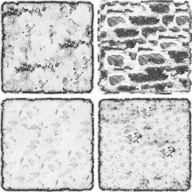 grunge doku arkaplanı, soyut doku seti ve eski beton duvarın arka planı 