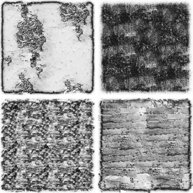 grunge doku arkaplanı, soyut doku seti ve eski beton duvarın arka planı 