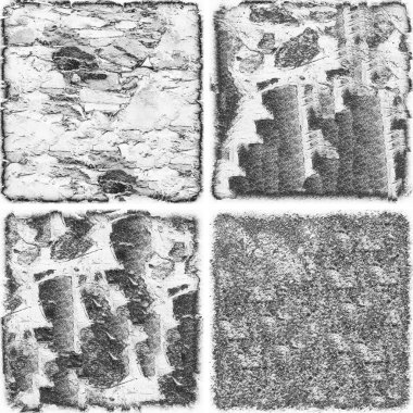 grunge doku arkaplanı, soyut doku seti ve eski beton duvarın arka planı 