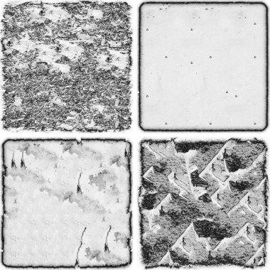 grunge doku arkaplanı, soyut doku seti ve eski beton duvarın arka planı 