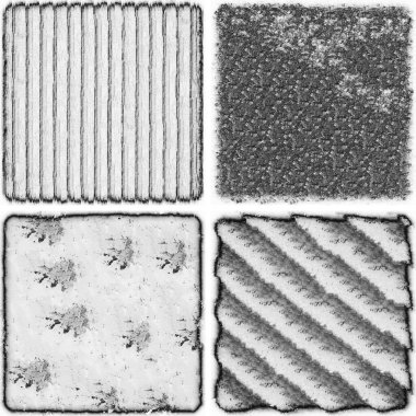 grunge doku arkaplanı, soyut doku seti ve eski beton duvarın arka planı 