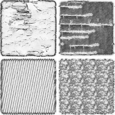 grunge doku arkaplanı, soyut doku seti ve eski beton duvarın arka planı 