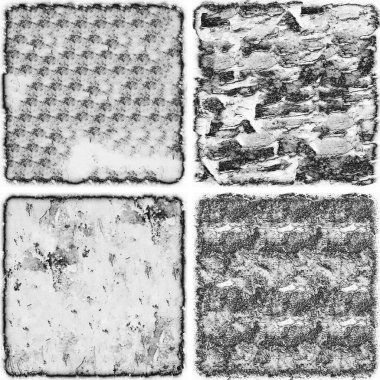 grunge doku arkaplanı, soyut doku seti ve eski beton duvarın arka planı 