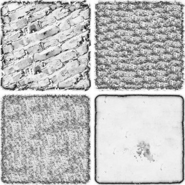 grunge doku arkaplanı, soyut doku seti ve eski beton duvarın arka planı 