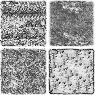 grunge doku arkaplanı, soyut doku seti ve eski beton duvarın arka planı 